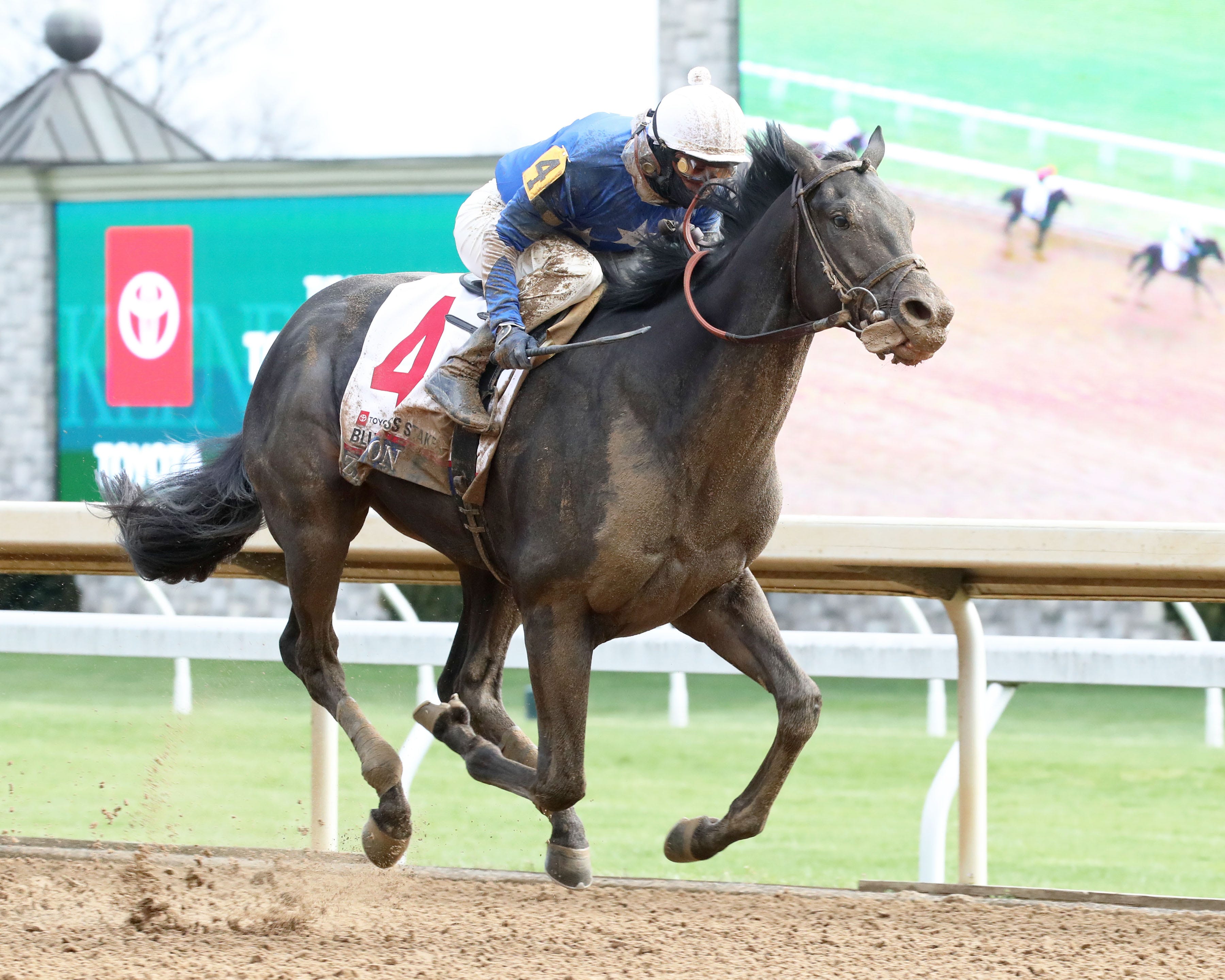 Zandon goes last to first in taking Blue Grass Stakes